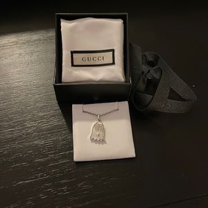 Gucci Ghost Necklace in silver